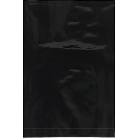 Officespace 4 x 6 in. 2 Mil Black Flat Poly Bags, 1000PK OF2820735